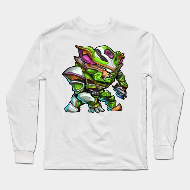 kamen rider glare Long Sleeve T-Shirt by mprokolo corgi